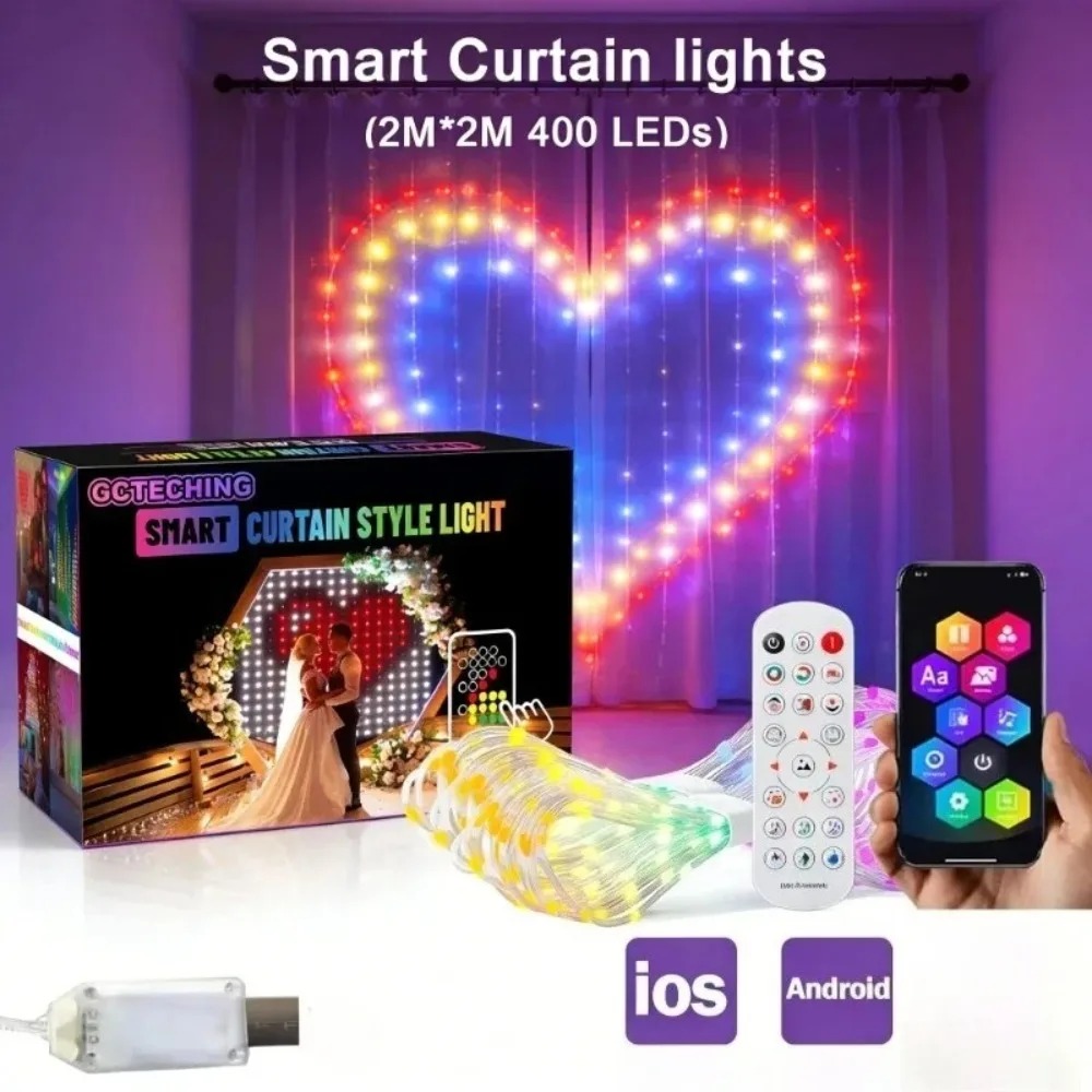 Smart Garden Outdoor - Zewnętrzne LED-owe zasłony świetlne z funkcją