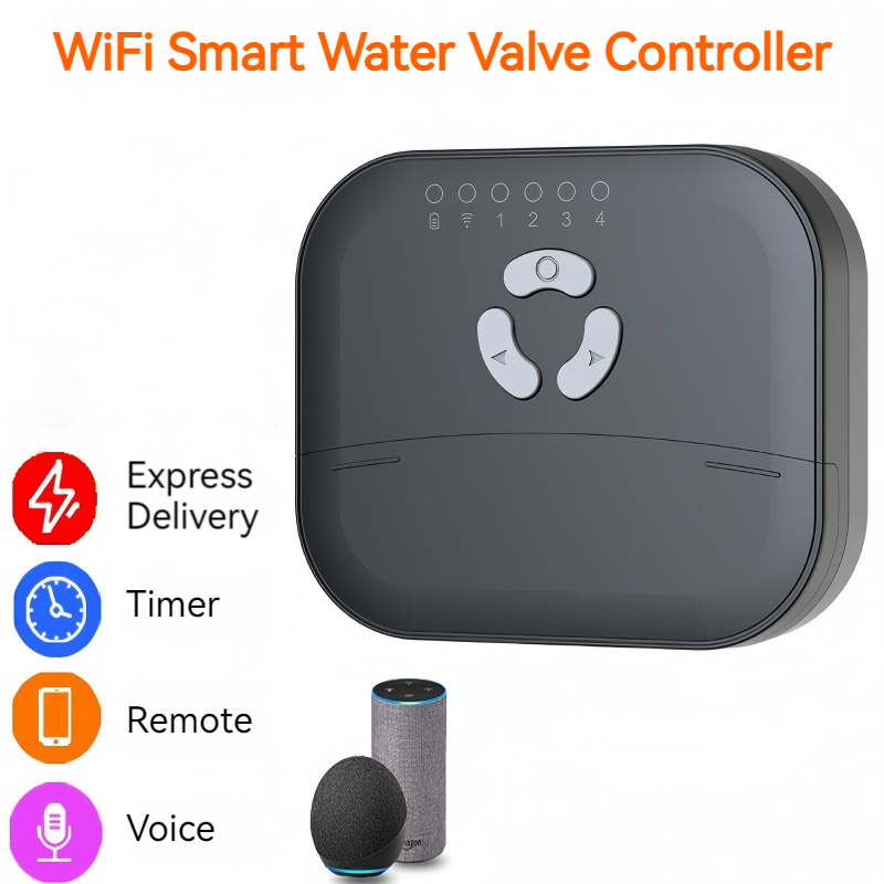 Smart Garden Zone - Inteligentny sterownik zraszaczów Wi-Fi, 4-strefowy automatyczny