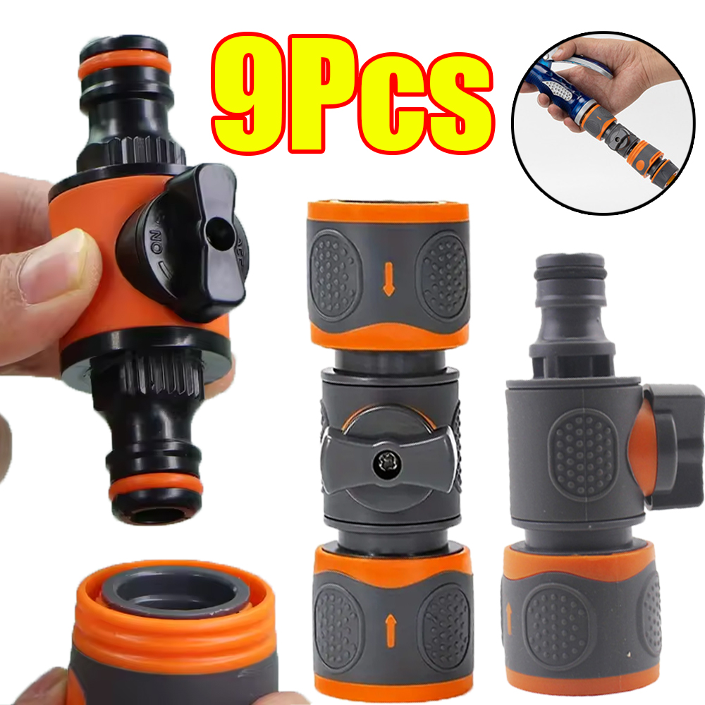 Smart Garden Tap - 1-9 szt. szybkozłączek do węża ogrodowego,