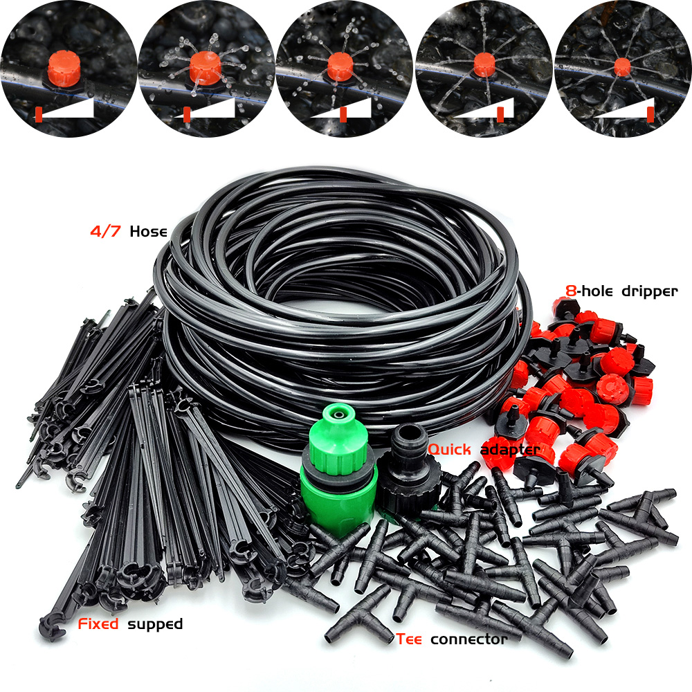 Smart Garden Irrigation System - Szklarnia 15M-30M System nawadniania kroplowego DIY