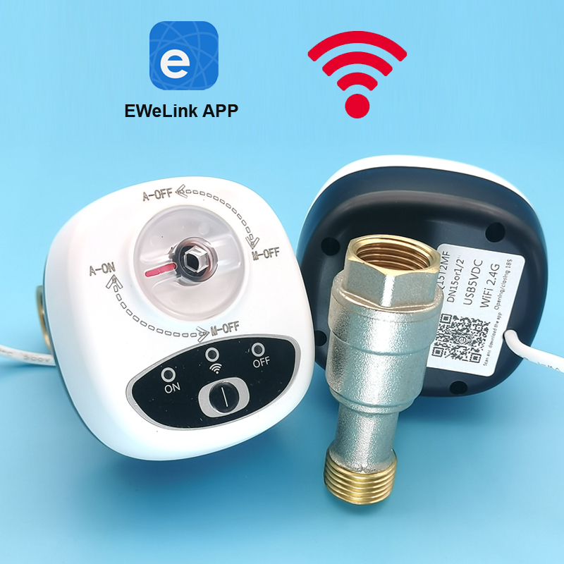 Smart Garden Tap - Aplikacja EWeLink, zawór wodny/gazowy WiFi DN15/DN20/DN25,