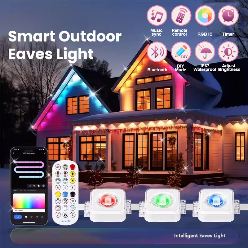 Smart Garden Outdoor - 150ft 100ft 50ft Stałe oświetlenie zewnętrzne
