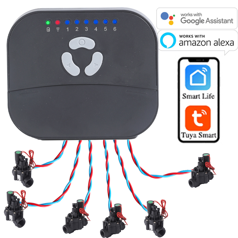 Smart Garden Refill - 6-strefowy inteligentny sterownik nawadniania Tuya Smart