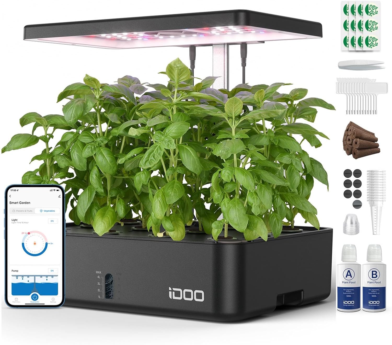 Hydroponic Grow Pod - 12-komórkowy system hydroponiczny WiFi do uprawy