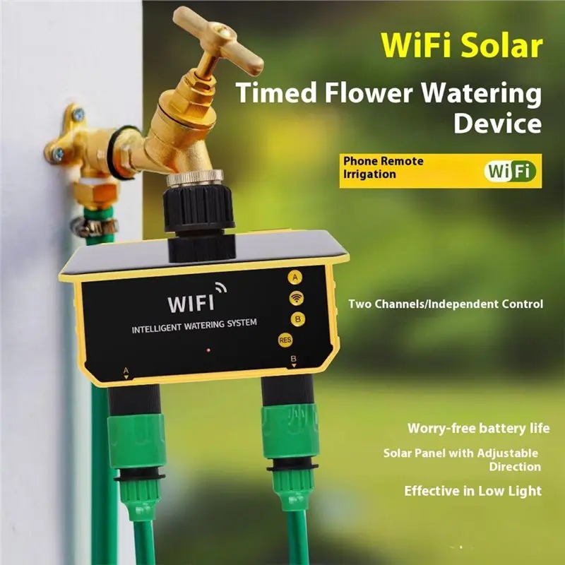 1/2 Wyjścia WIFI Solarny Stero – Smart Garden Tap recenzja i cena