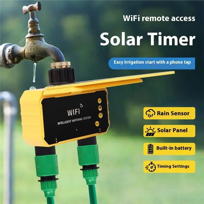 1/2 Wyjścia WIFI Solarny Stero – Smart Garden Tap recenzja i cena
