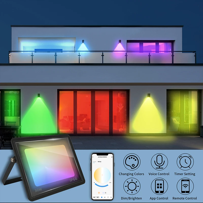 RGB TUYA Reflektor Smart APP S – Smart Garden Drawing recenzja i cena