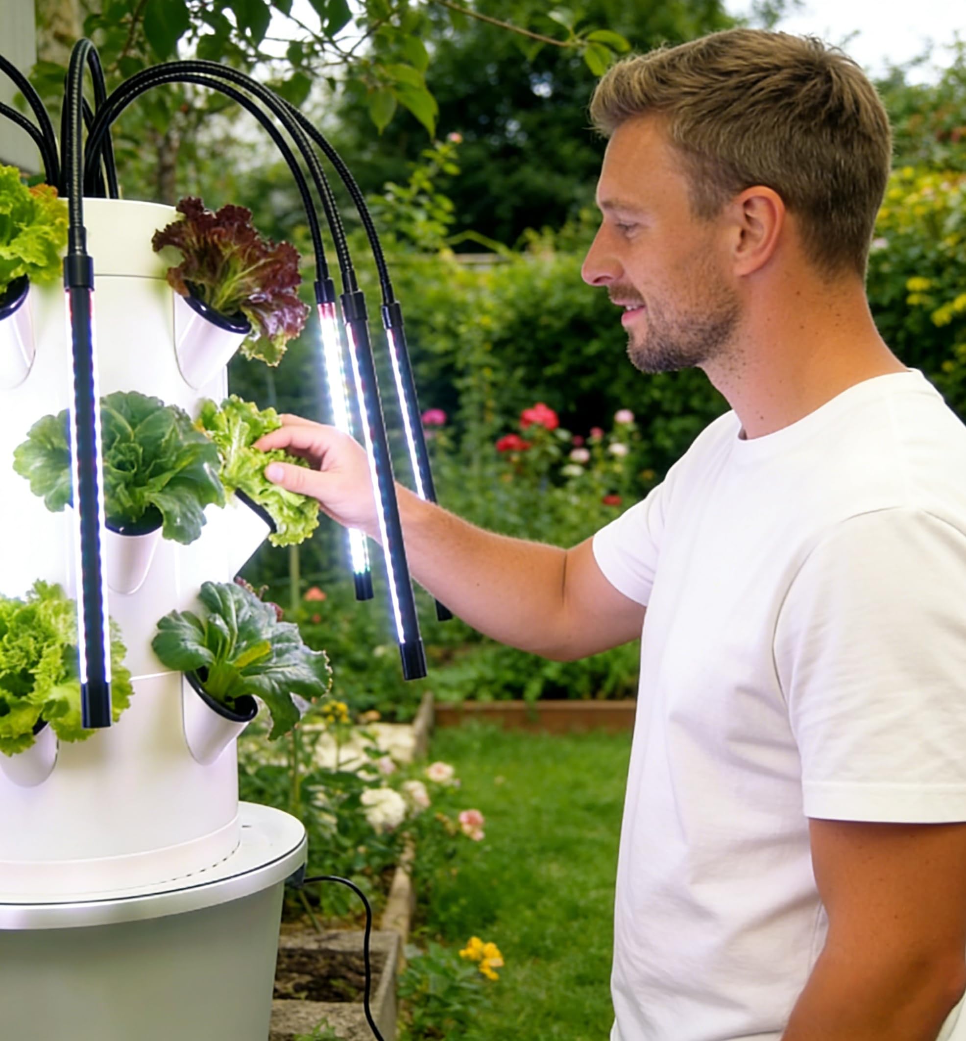 Pionowy system hydroponiczny d – Indoor Herb Garden Kit recenzja i cena