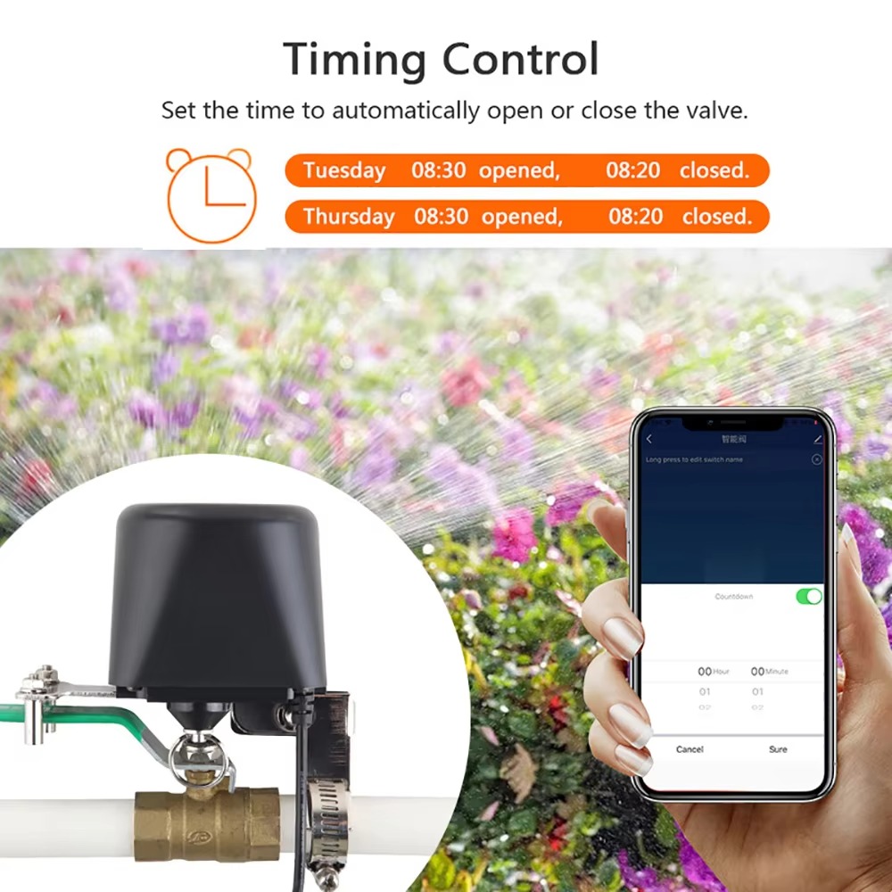 Zawór wodny Tuya Zigbee lub Wi – Smart Garden Tap recenzja i cena