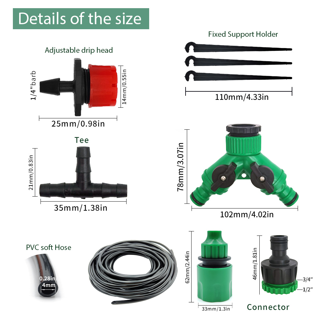 Szklarnia 15M-30M System nawad – Smart Garden Irrigation System recenzja i cena