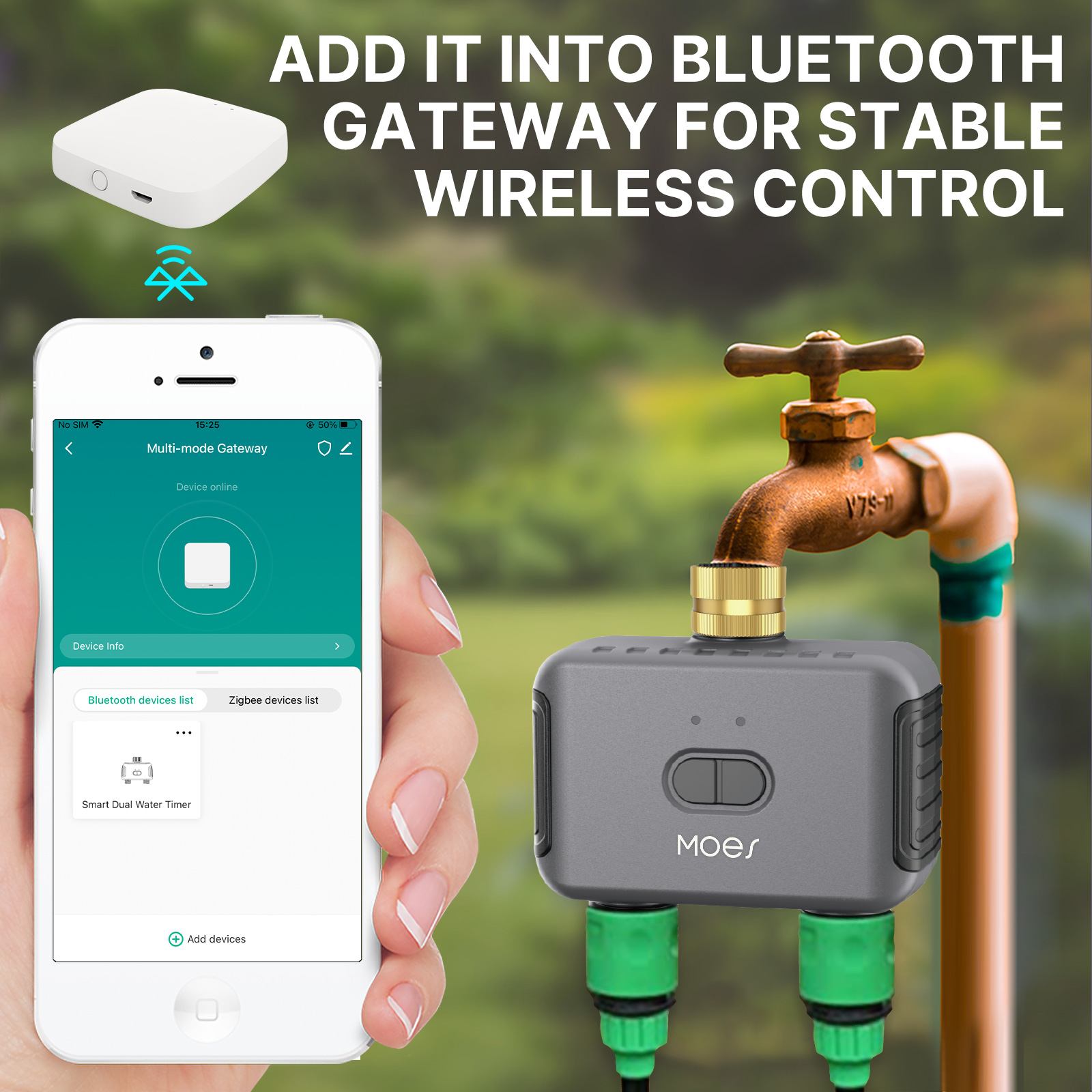 MOES Bluetooth Smart 2-drogowy – Smart Garden Refill recenzja i cena