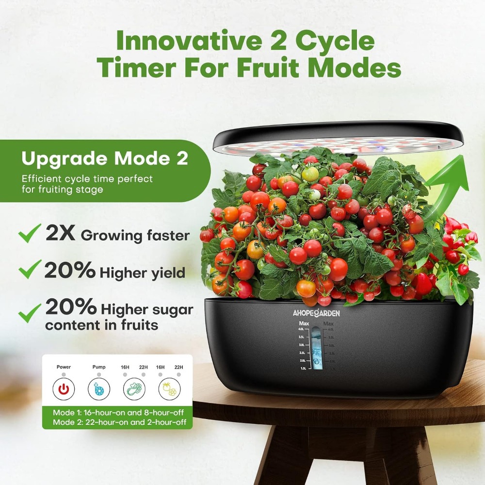 12-pojemnikowy ogród hydroponi – Hydroponic Grow Pod recenzja i cena