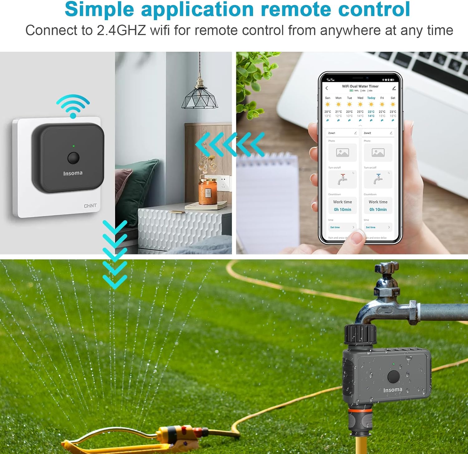 Insoma Wifi Automatyczny czaso – Smart Garden Refill recenzja i cena