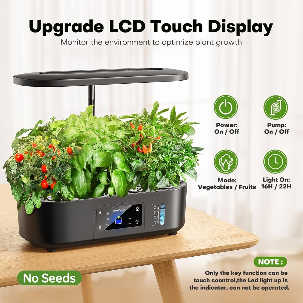 12-pojemnikowy wewnętrzny ogró – Hydroponic Grow Pod recenzja i cena