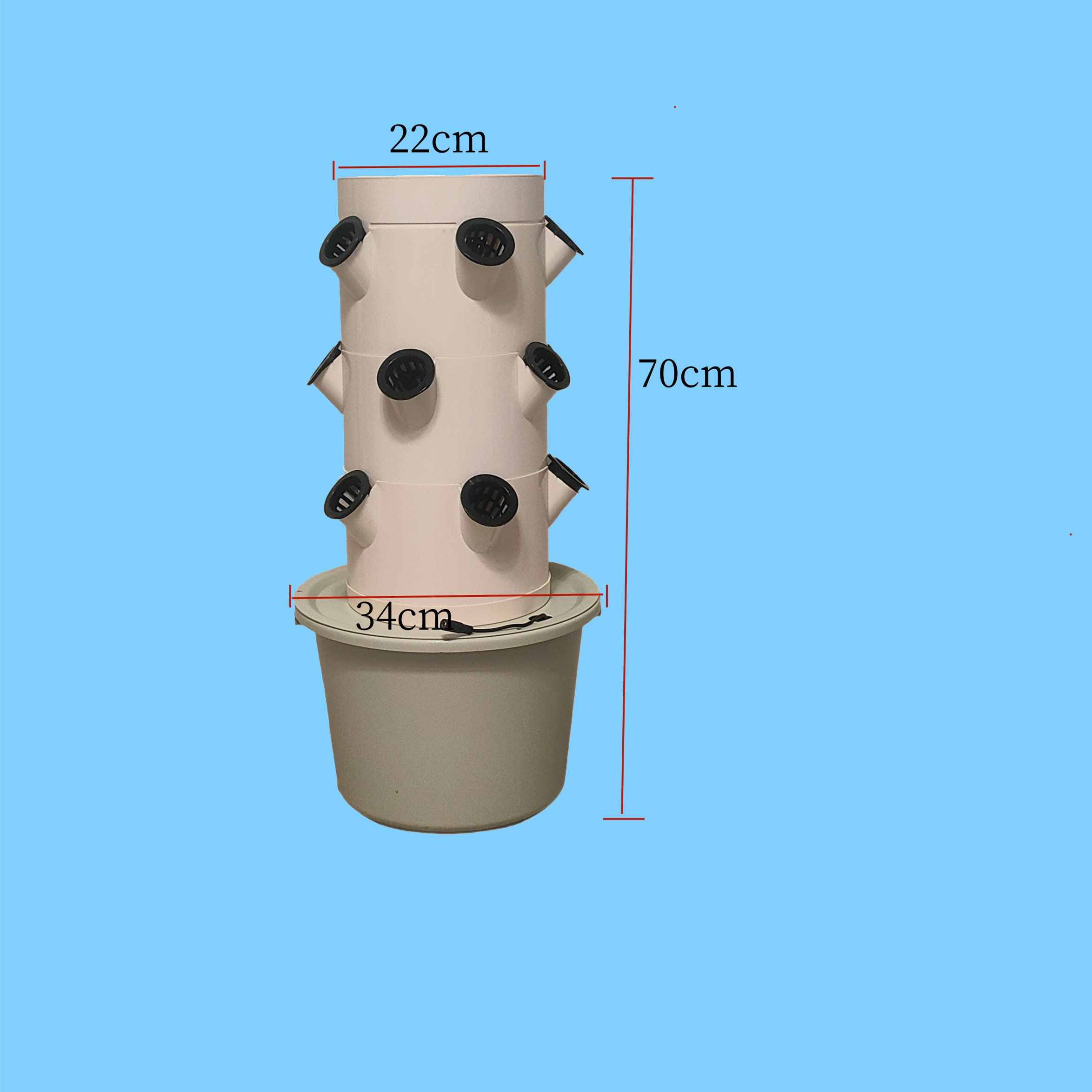 Pionowy system hydroponiczny d – Indoor Herb Garden Kit recenzja i cena